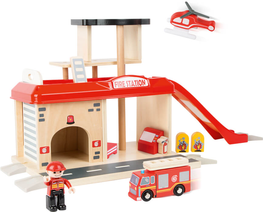 Fire Station with Accessories, Small foot