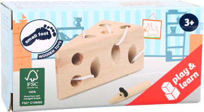 Cheese and Mouse Threading Game, Small foot
