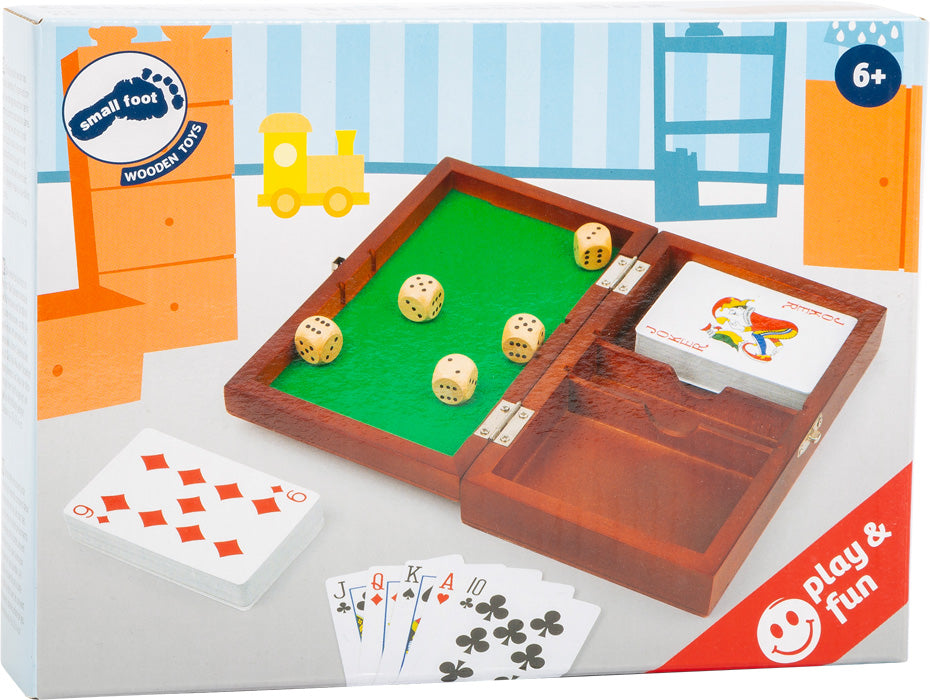 Cards and Dice Game Box, Small foot