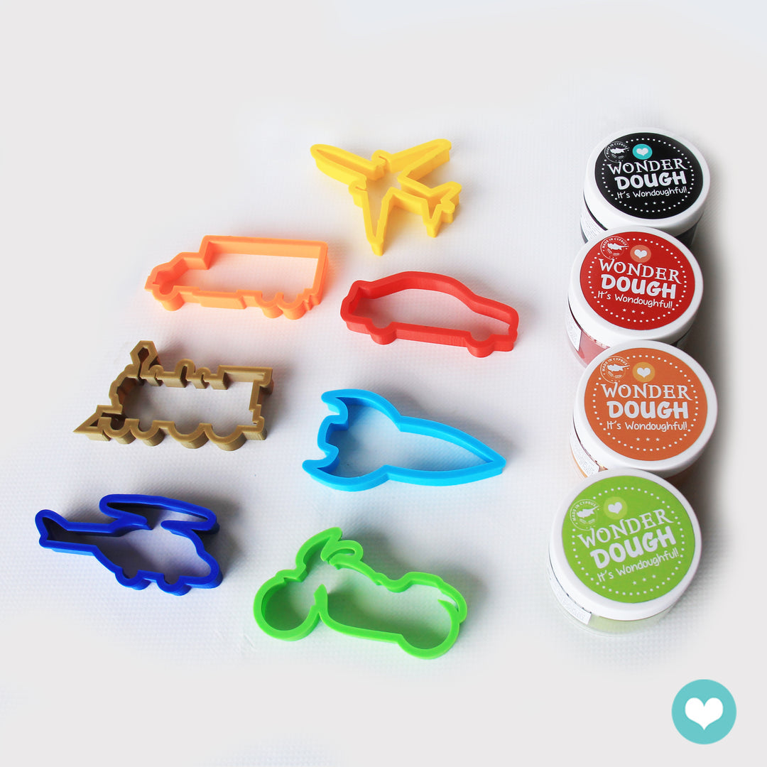 Wonderdough Transportation Mini Set (4 x 90gr tubs)
