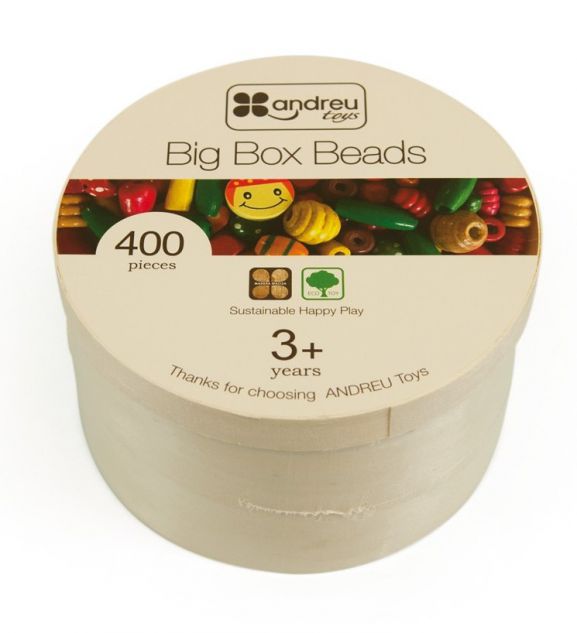 Big Box Colourful Beads Andreu Toys