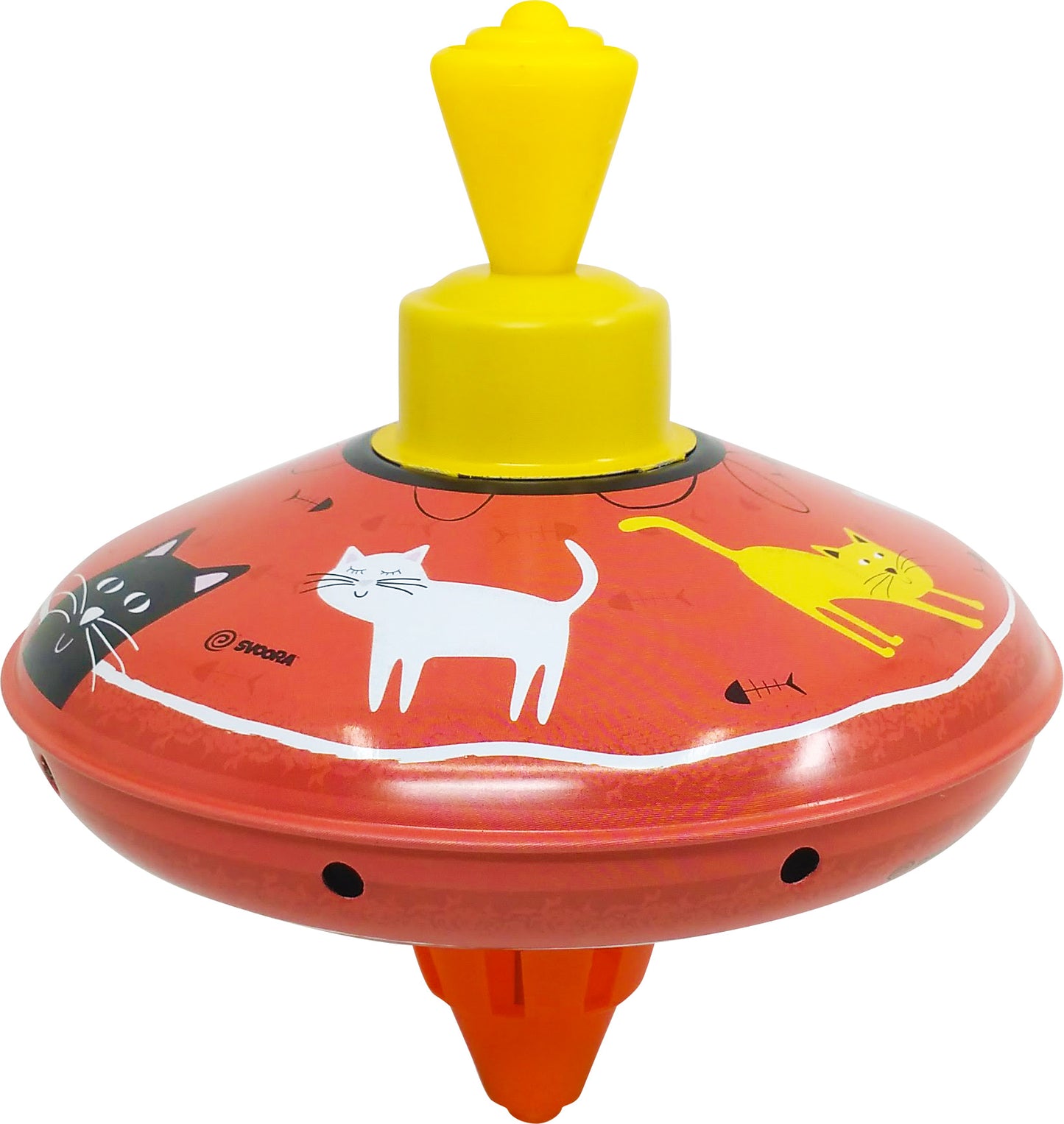 Svoora Medium Humming Tin Top 'House Animals: Cats'