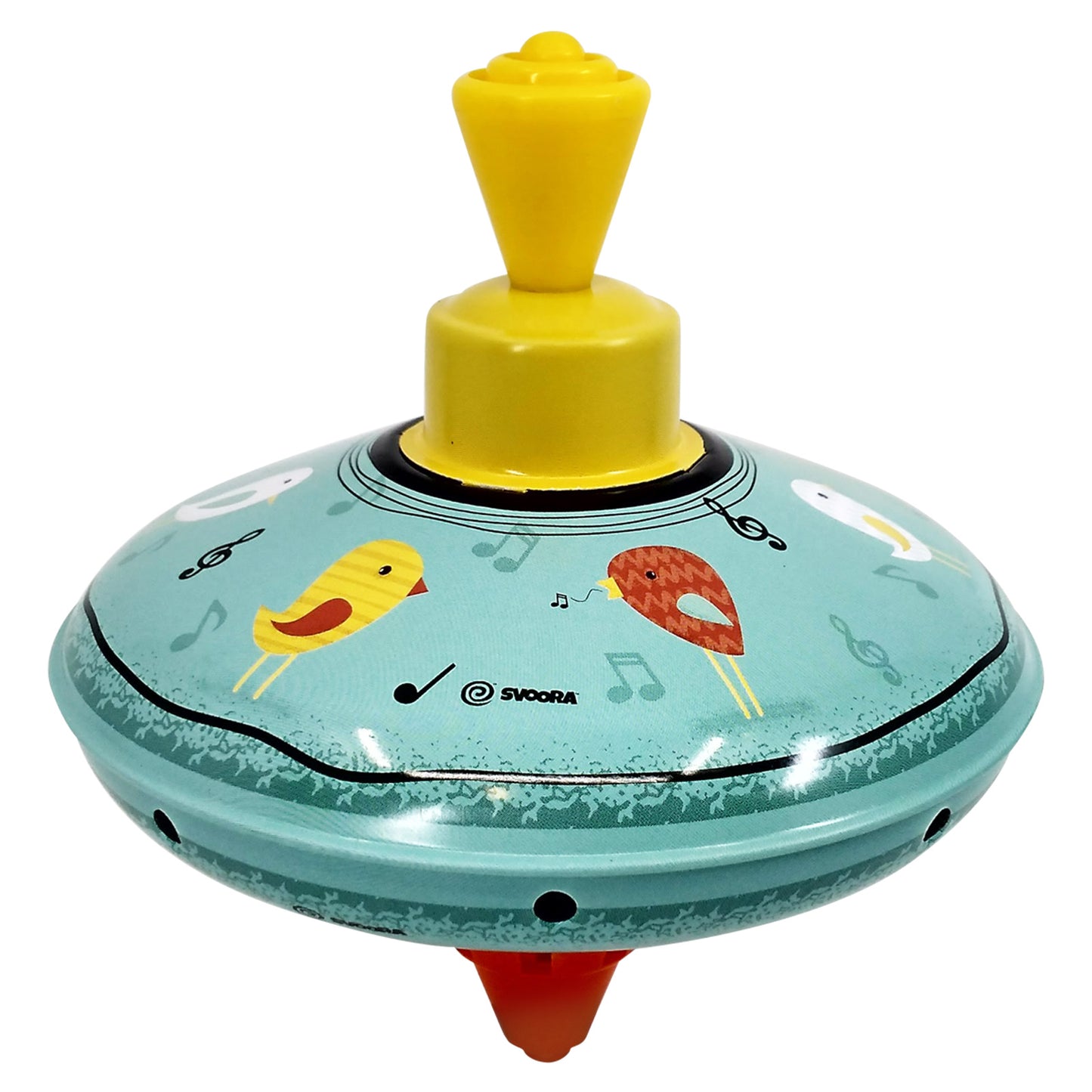 Svoora Medium Humming Tin Top 'House Animals: Birds'