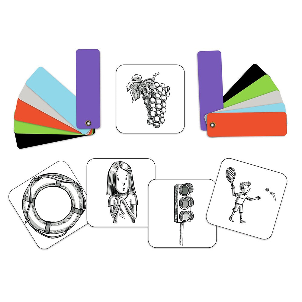 Djeco card game Color connect