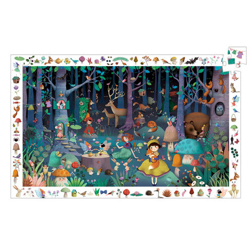 Djeco Observation puzzles Enchanted Forest - 100 pcs