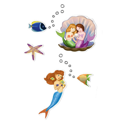 Djeco Small gift - Stickers Mermaids
