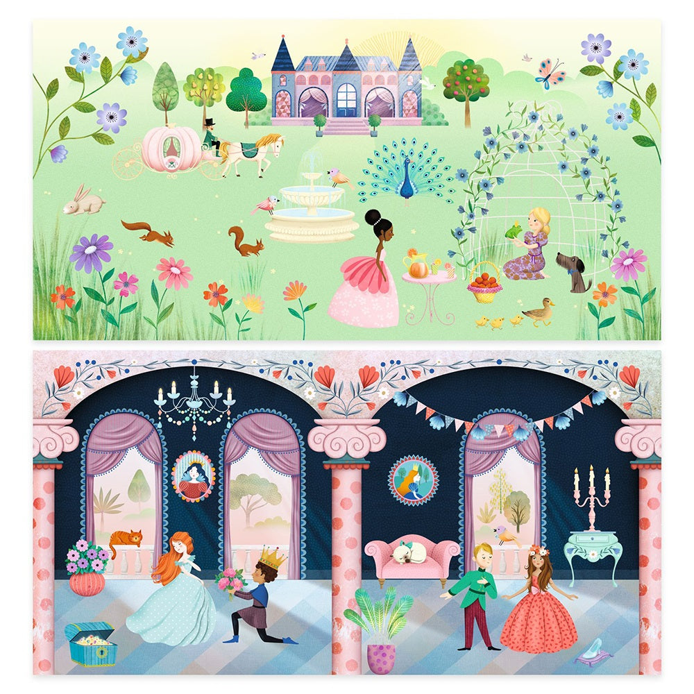 Djeco Reusable Stickers, Life in the castle