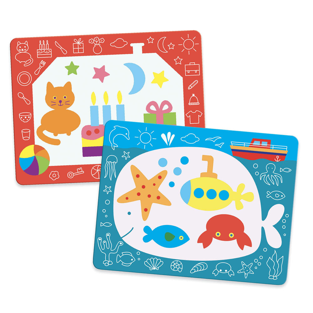 Djeco Magic Water Coloring - Magic scribbles