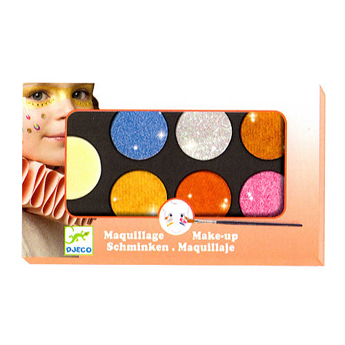 Design Body art Palette 6 colours - Metallic
