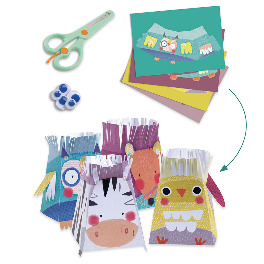 Djeco Animal house, 6 activities creative kit