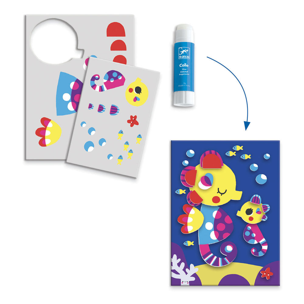 Djeco Seaside delights - 6 activities creative kit