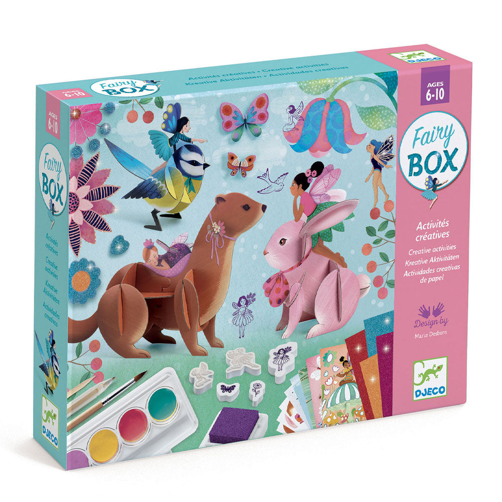 Djeco Fairy Art Box, 6 in 1 Creative activities