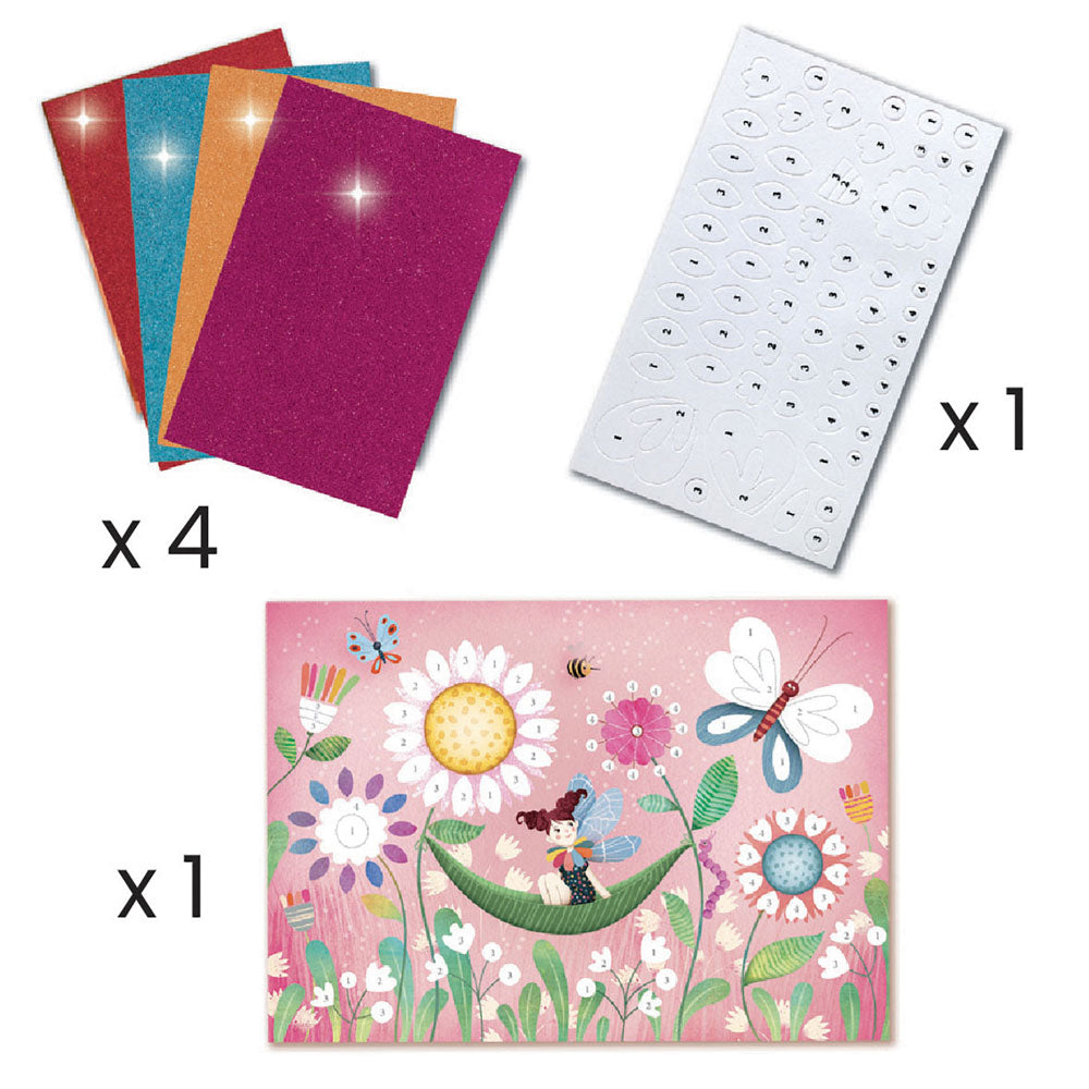 Djeco Fairy Art Box, 6 in 1 Creative activities