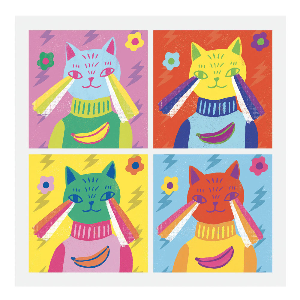 Djeco, Inspired By Andy Warhol, Totally Pop, Sticker Art, series.
