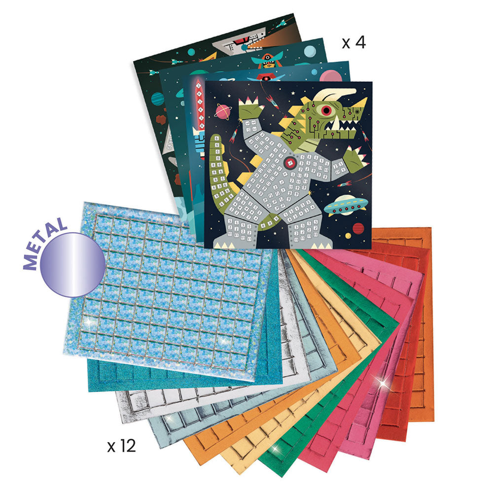 Djeco Sticker Mosaic Space battle