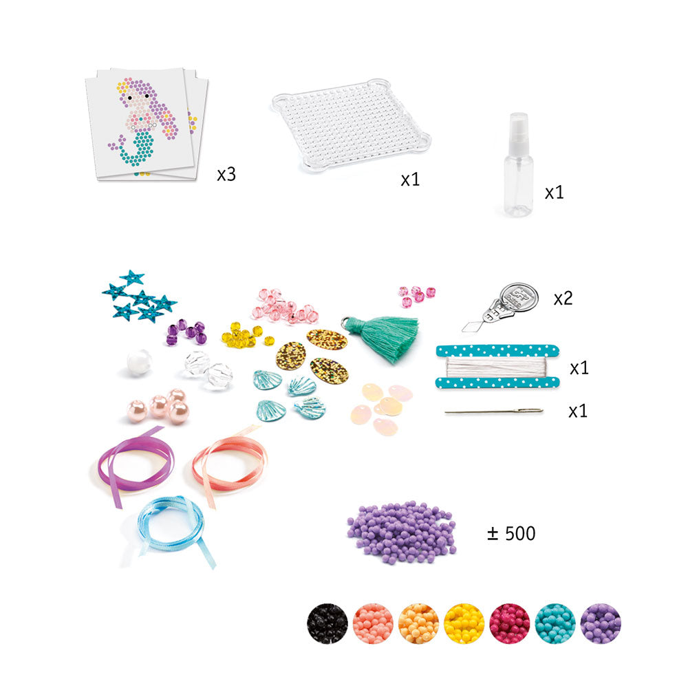 Djeco Collages Artistic aqua - Sea charm