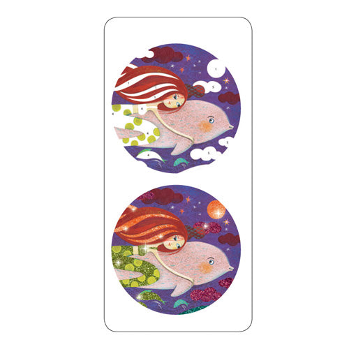 Djeco, Mermaids, I create with glitter.