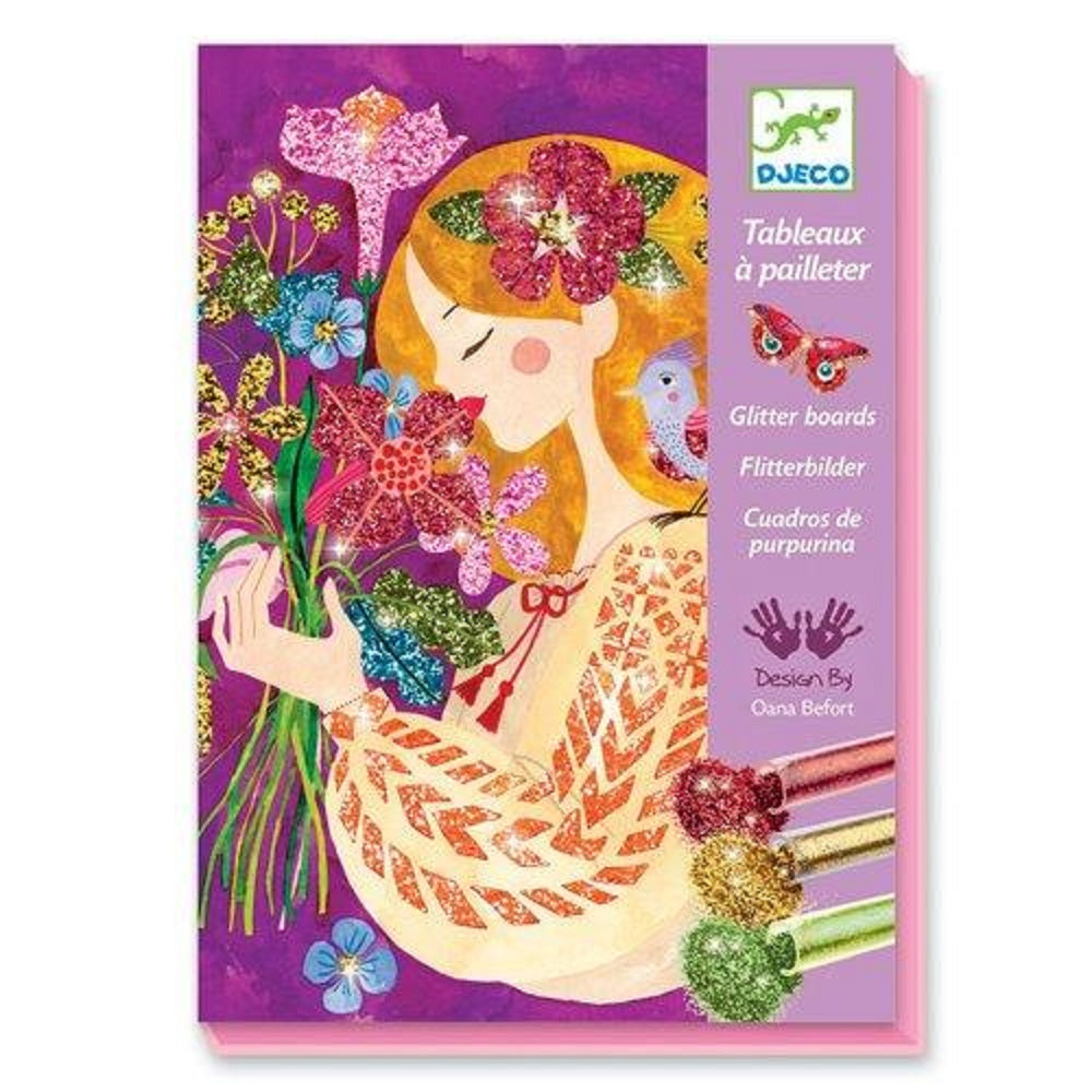 Djeco, The scent of flowers, I create with glitter.