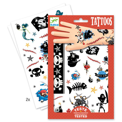 Djeco Tattoos - Pirates