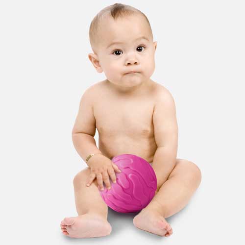 Ludi Pack of 3 'Pink' sensories balls