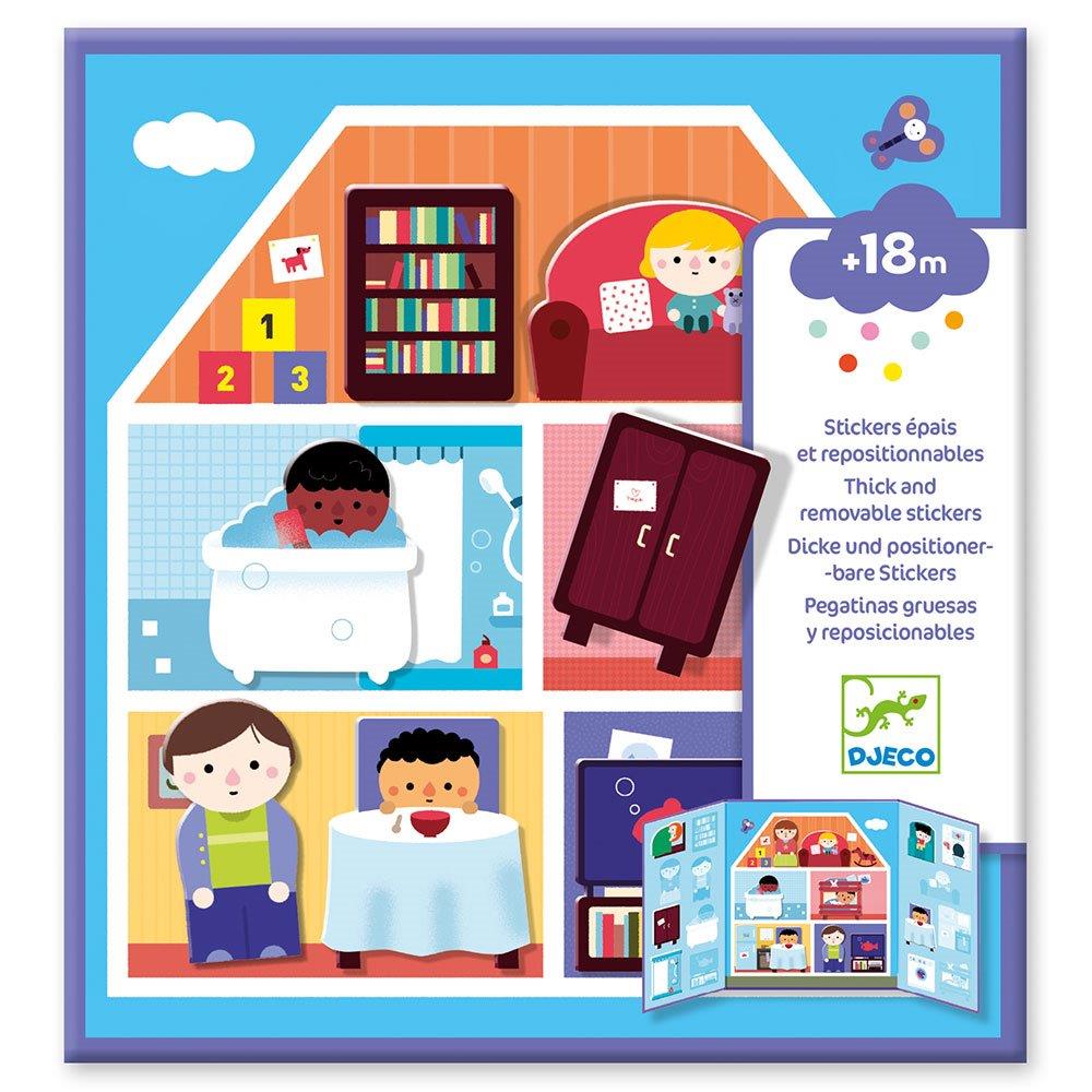Djeco Reusable Stickers House