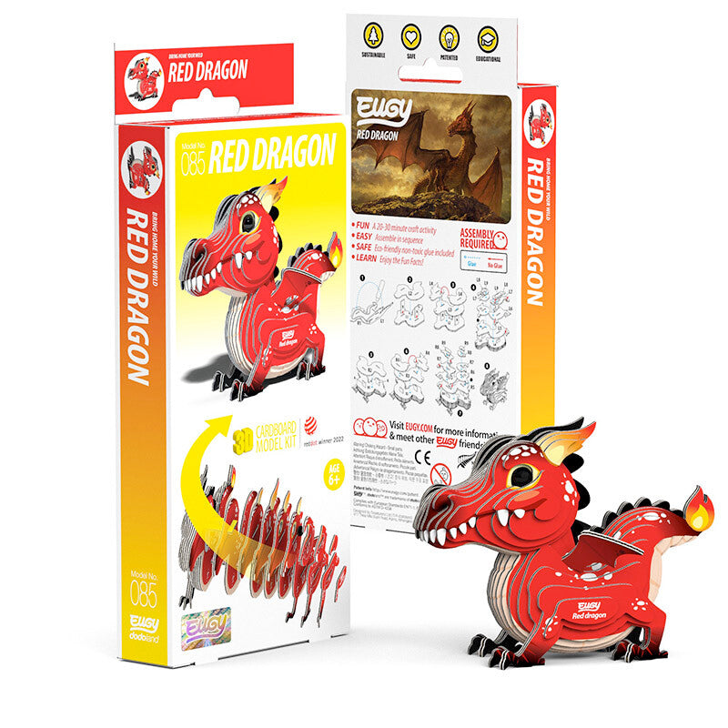 3D puzzle: Red Dragon, EUGY