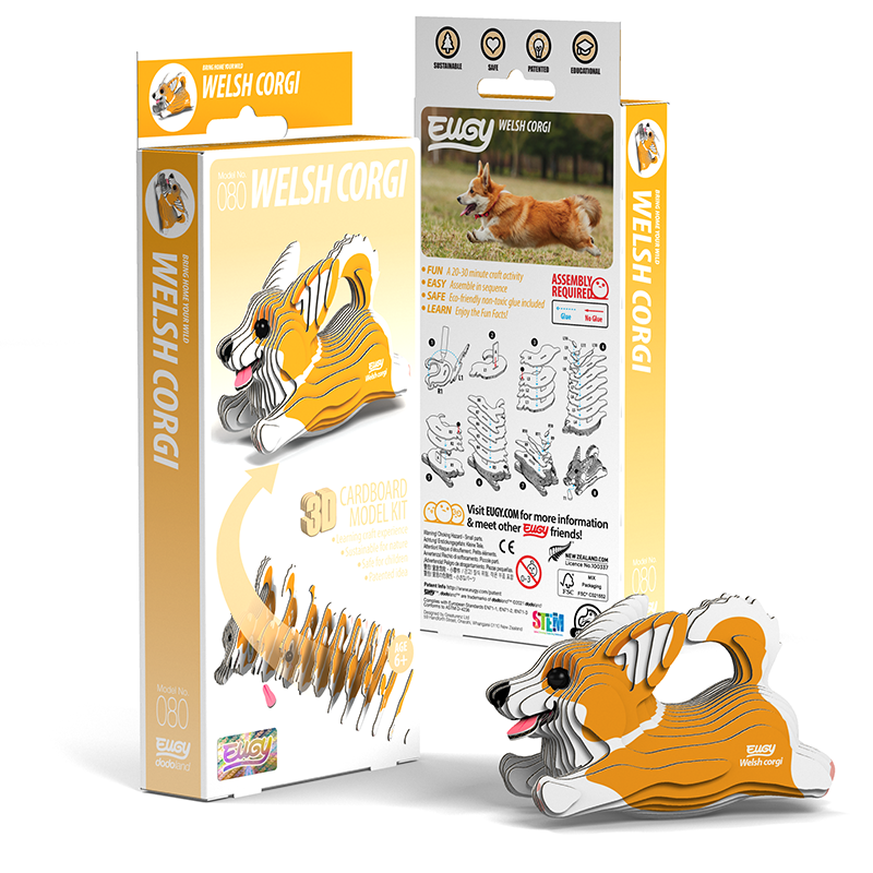 3D puzzle: Welsh Corgi, EUGY