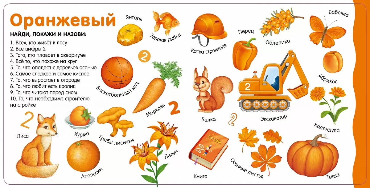 Изучаем цвета, слова, цифры. Робинс
