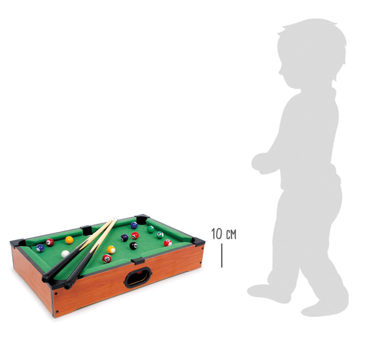 Table Billiard compact, Small foot