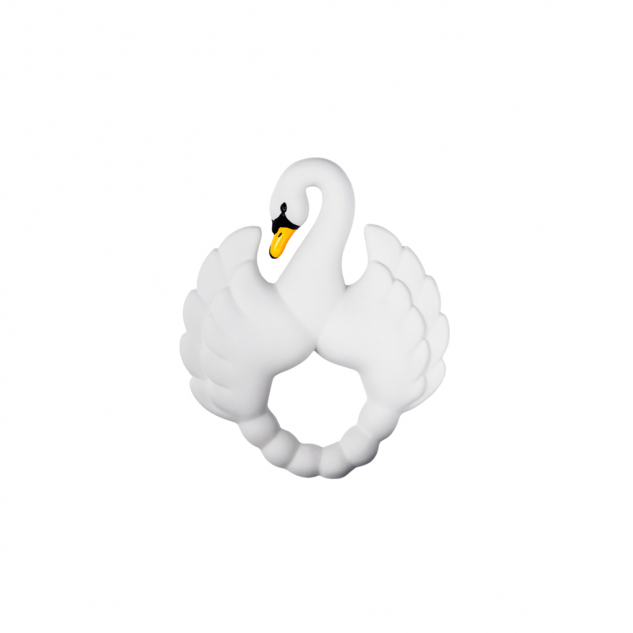 Teether Swan - White Natruba