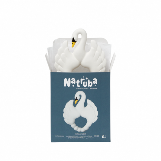 Teether Swan - White Natruba