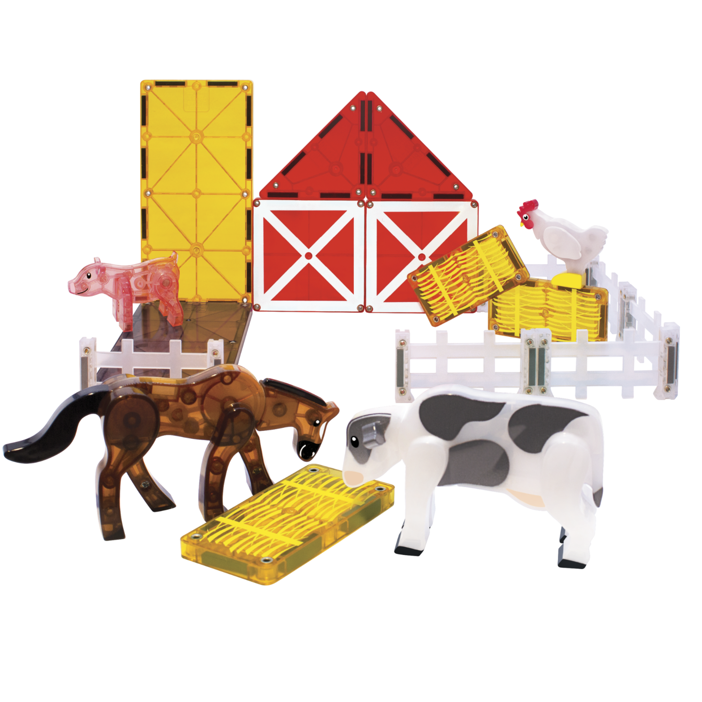 Farm Animals 25-Piece Set Magna-tiles