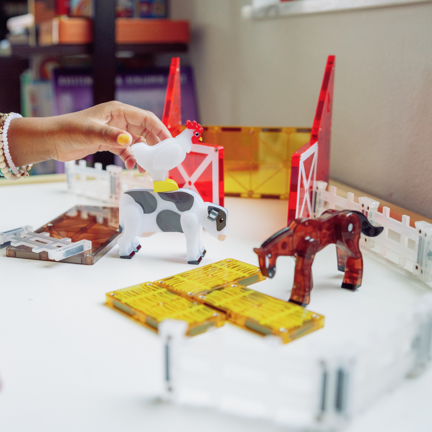 Farm Animals 25-Piece Set Magna-tiles