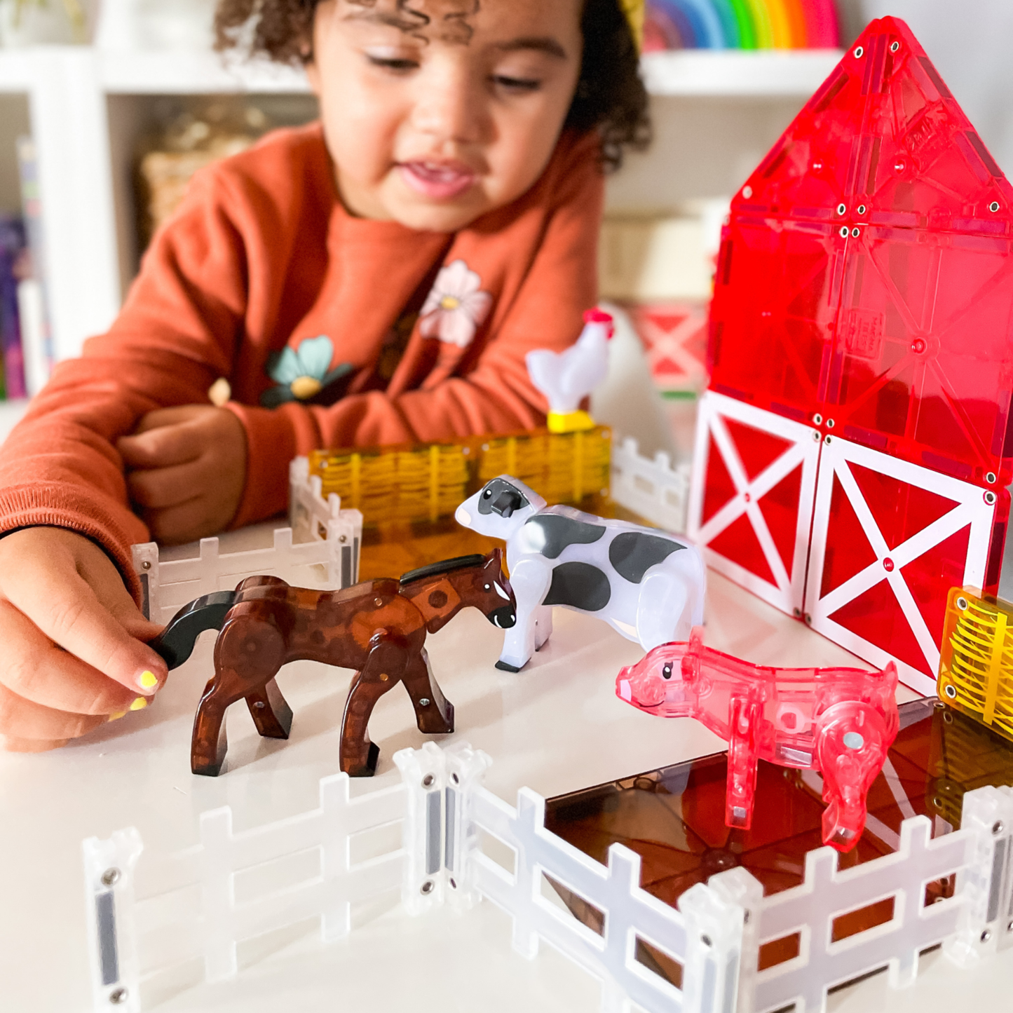 Farm Animals 25-Piece Set Magna-tiles