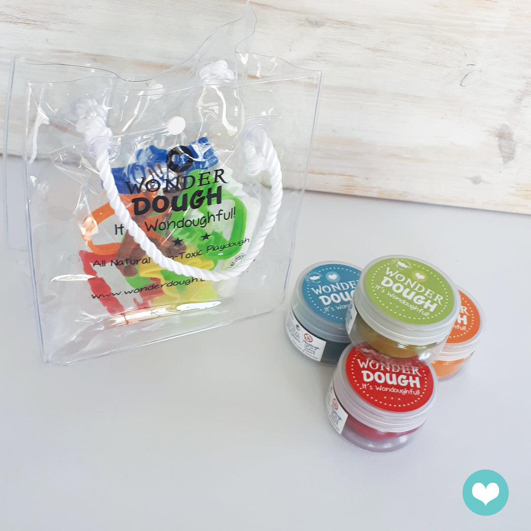 Wonderdough Dinosaur Mini Set (4 x 90gr tubs)
