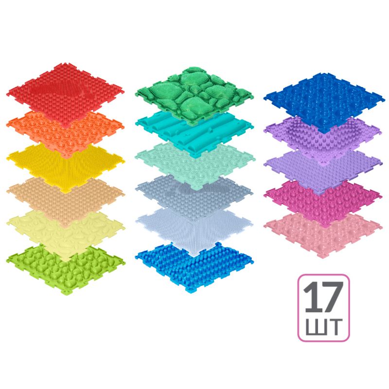 BOGATYR (17PCS), SET OF ORTHOPEDIC MATS