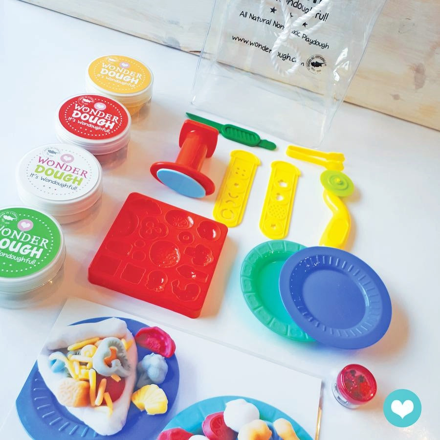 Wonderdough Pizza & Pasta Set (4 x 125g tubs)