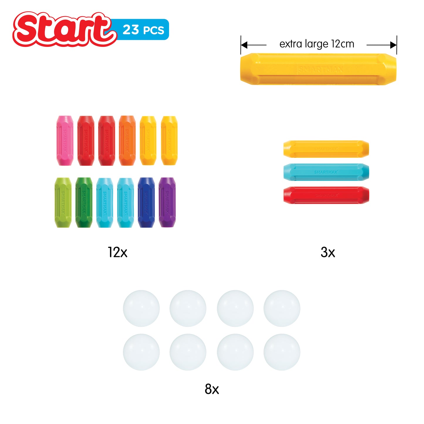 'BUILD' Start (23 pcs) with 'Try Me', Smartmax