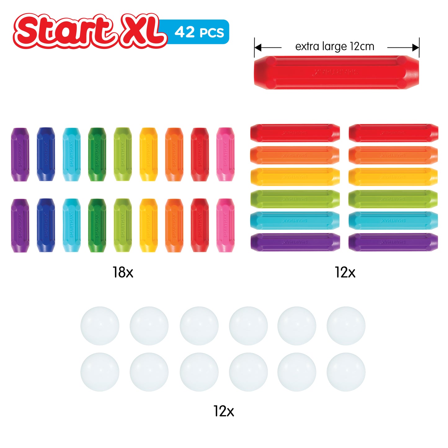 'BUILD' Start XL (42 pcs), Smartmax