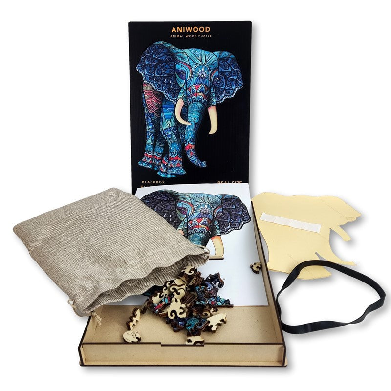 Puzzle Aniwood Elephant M