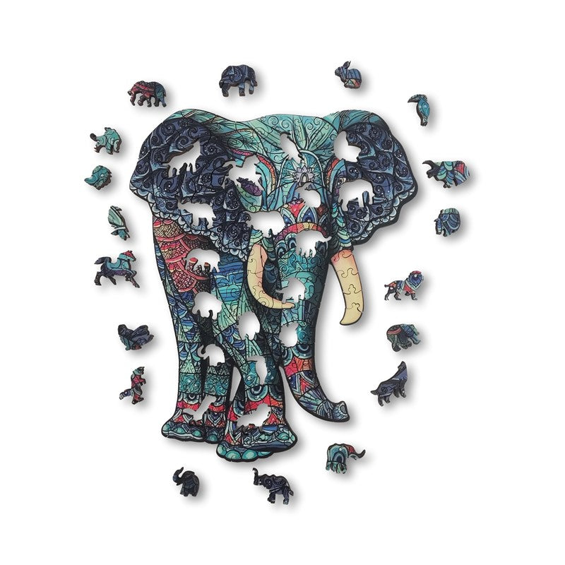 Puzzle Aniwood Elephant M