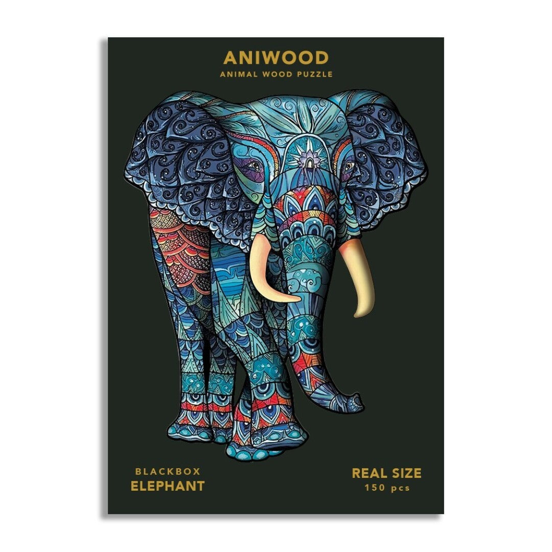 Puzzle Aniwood Elephant M – One Two Play