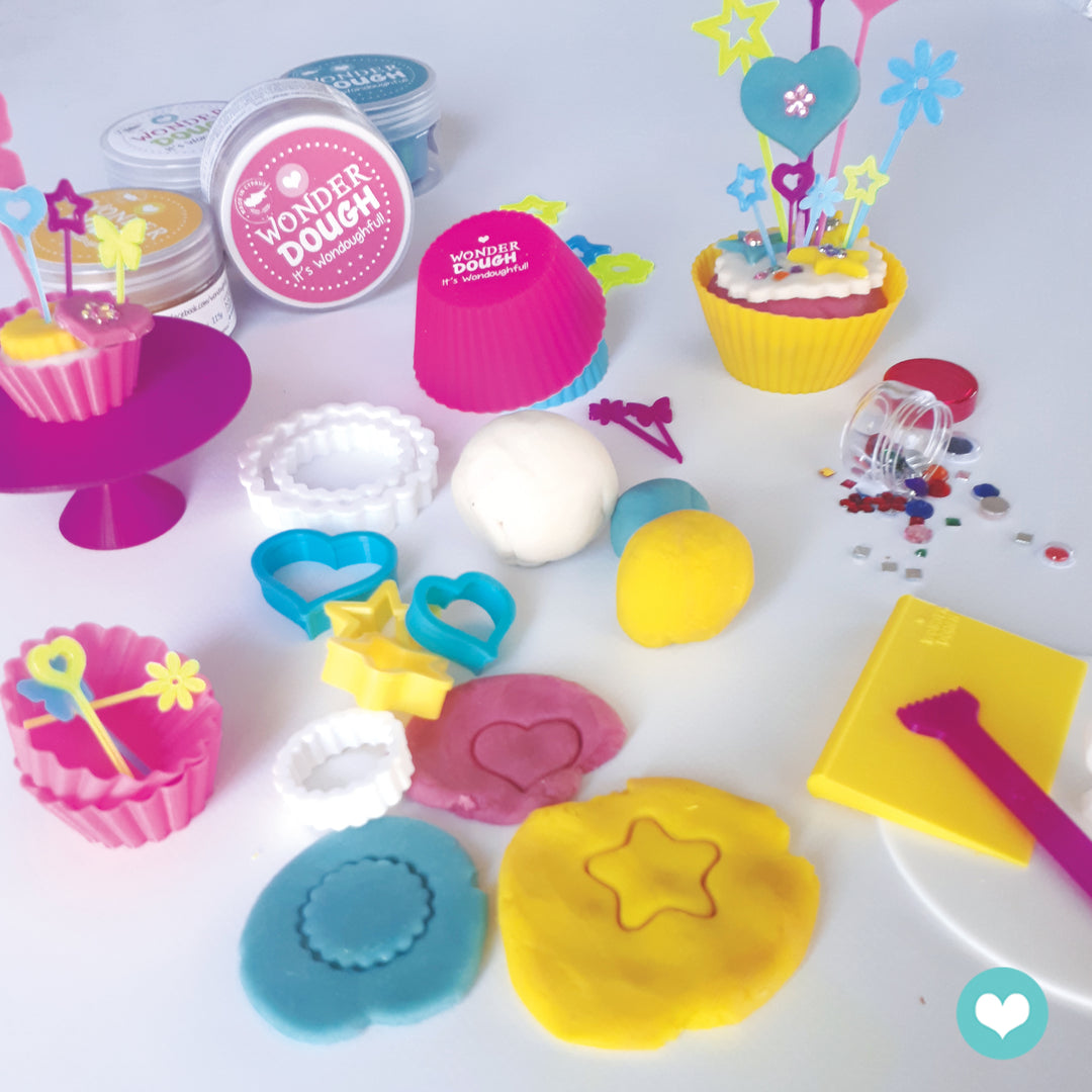 Wonderdough Cupcake Large Set (4 x 130gr tubs)