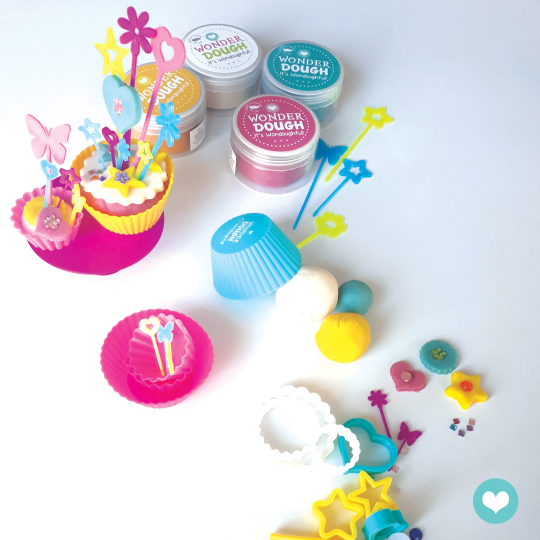 Wonderdough Cupcake Large Set (4 x 130gr tubs)