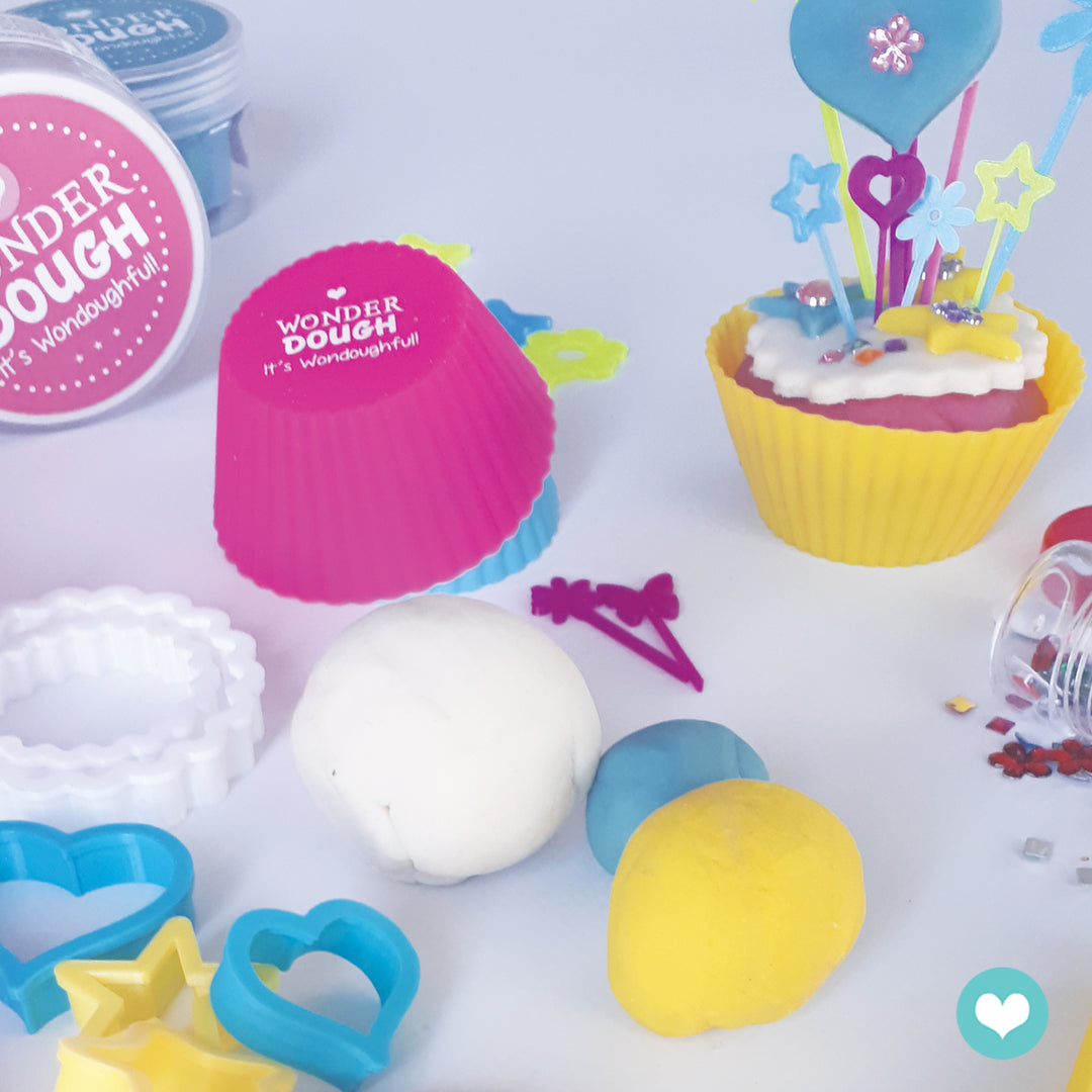 Wonderdough Cupcake Large Set (4 x 130gr tubs)