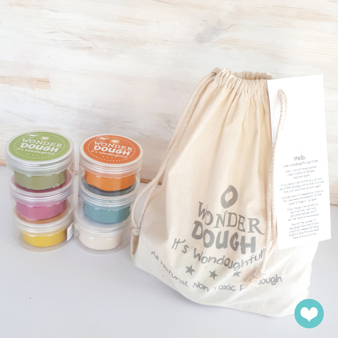 Wonderdough Rainbow Pack (6 tubs 90 g)