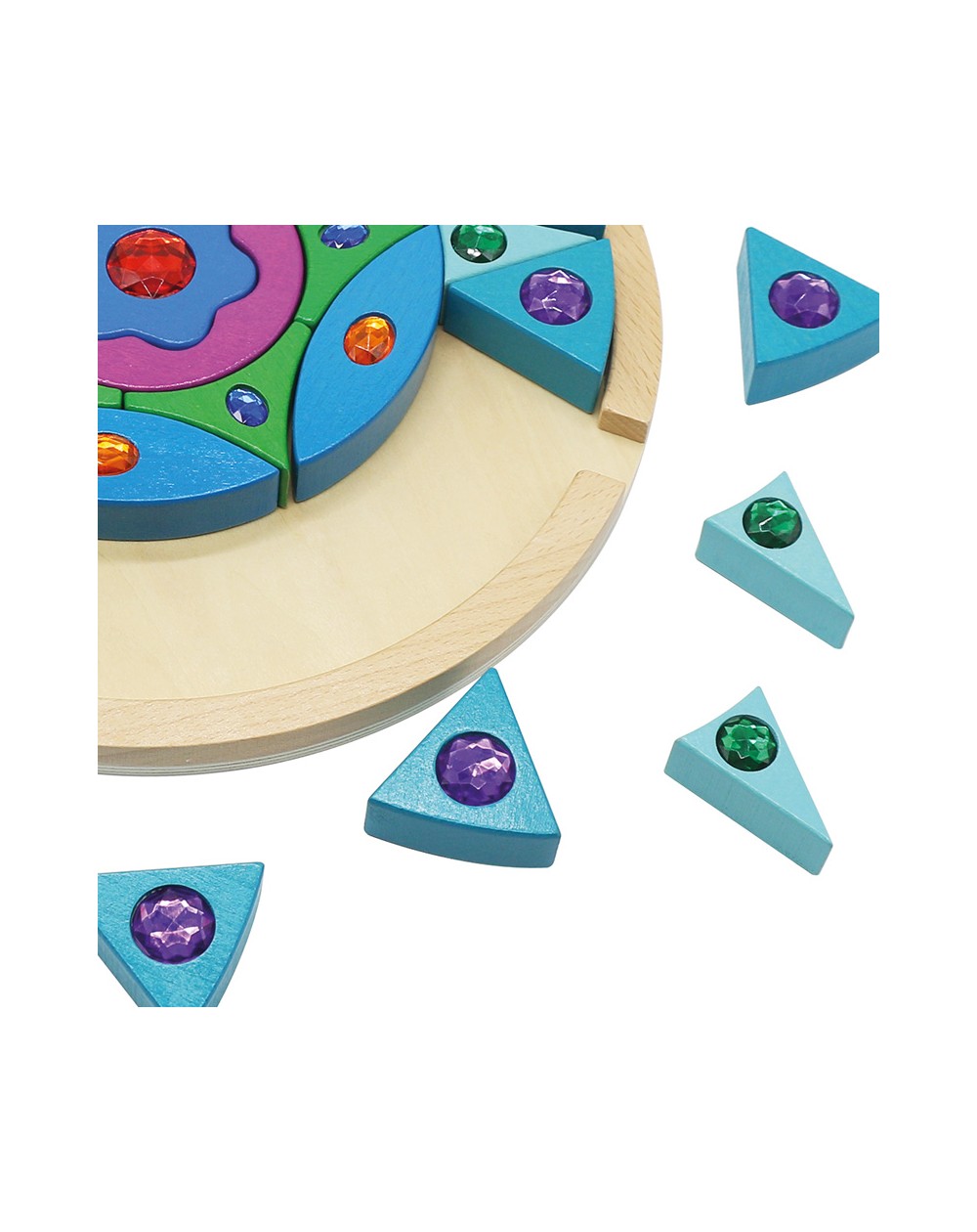 COLOR SOLID WOOD MANDALA, Andreu Toys