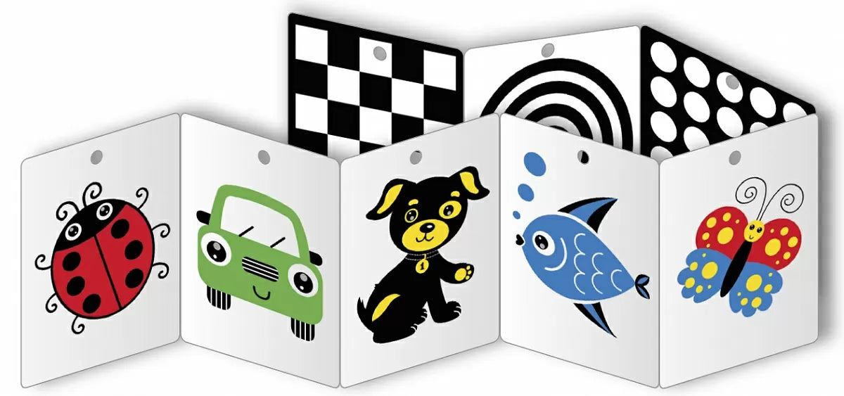 Книжка-раскладушка. Развиваем зрение с рождения