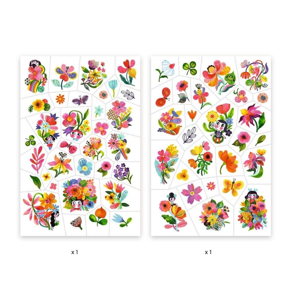 Djeco Aqua flor Tattoos