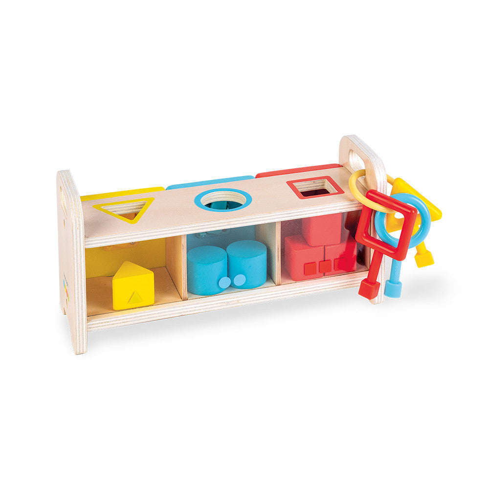 ESSENTIEL - SHAPE SORTER BOX WITH KEYS Janod